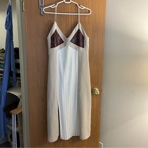 Zara Snakeskin Detail Dress